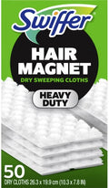 Swiffer Hair Magnet Heavy Duty Dry Sweeping Cloth Refills (50 Count)