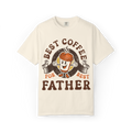 Father Coffee T-Shirt — "Best Coffee for Best Father" Retro Dad Tee
