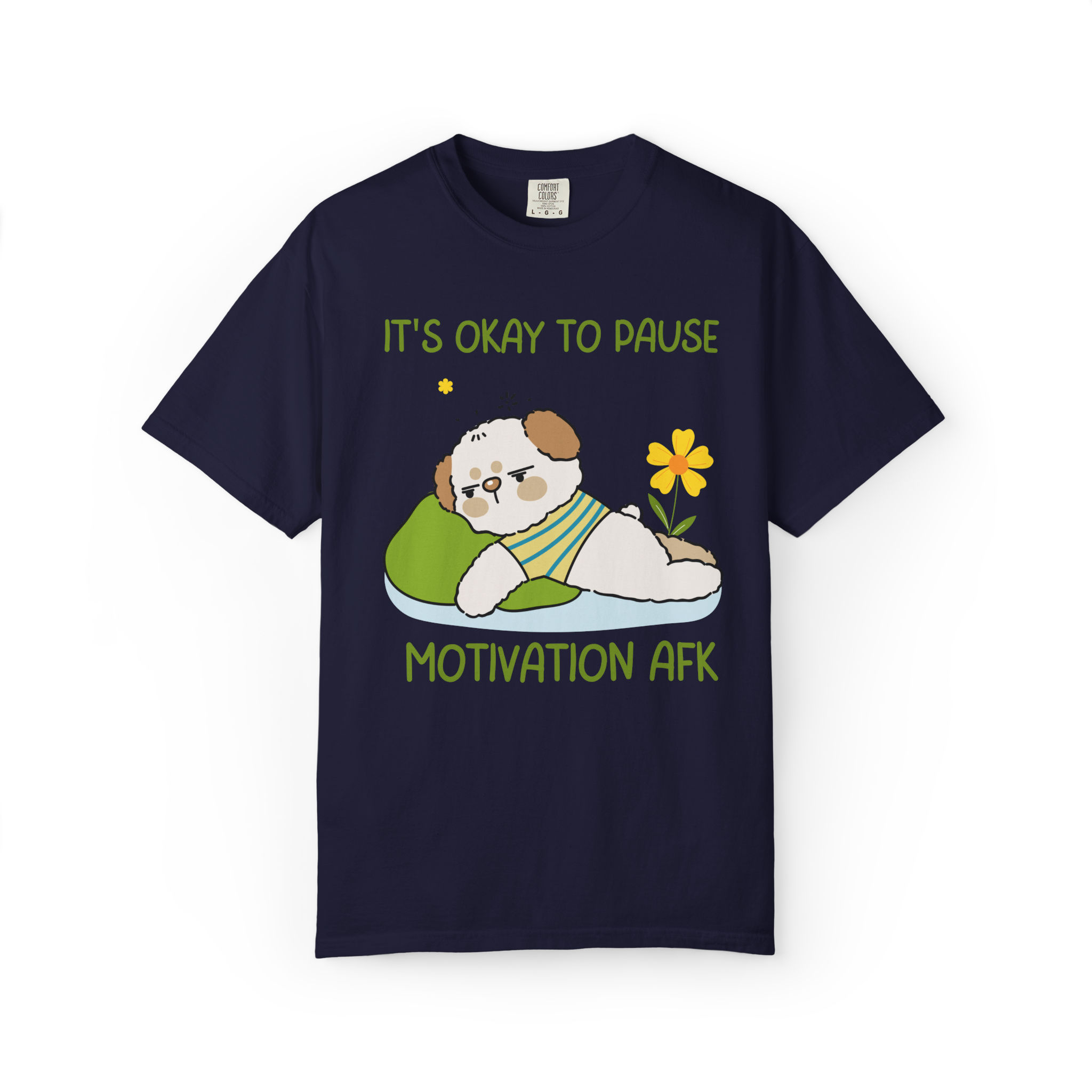 It's Okay to Pause — Motivation AFK Relaxed Tee