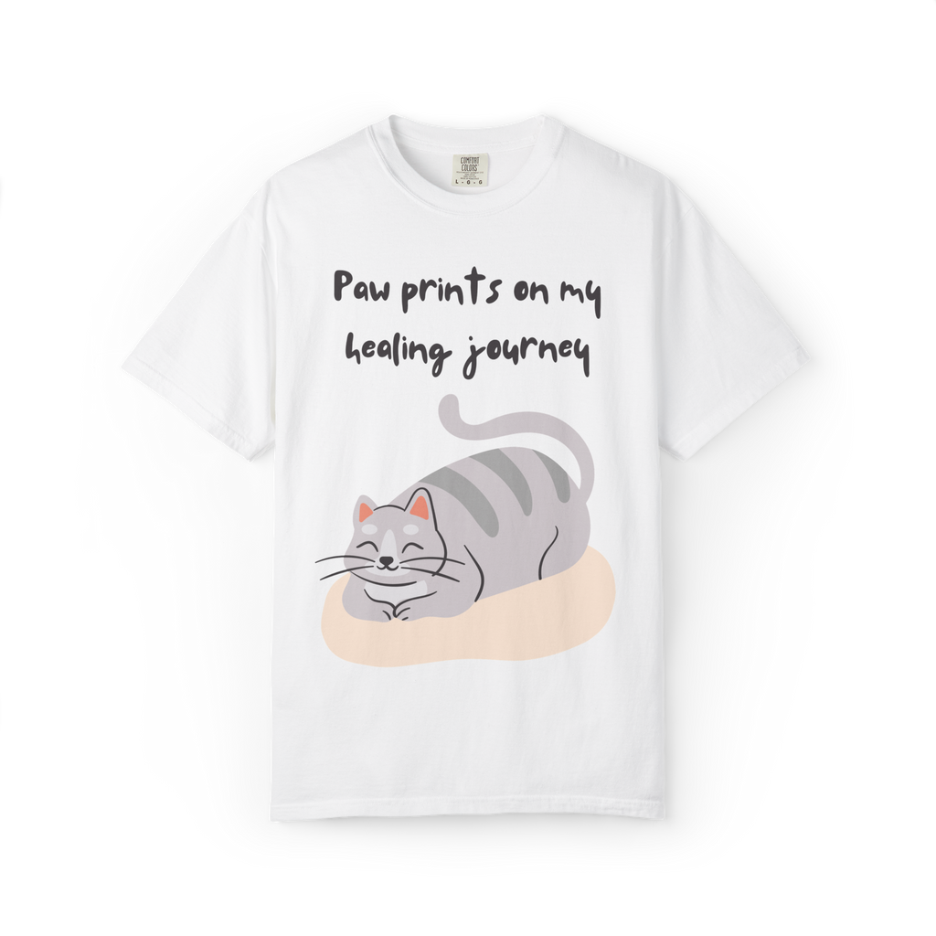 Cat Paw Prints on My Healing Journey T-Shirt
