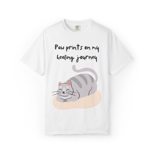 Cat Paw Prints on My Healing Journey T-Shirt