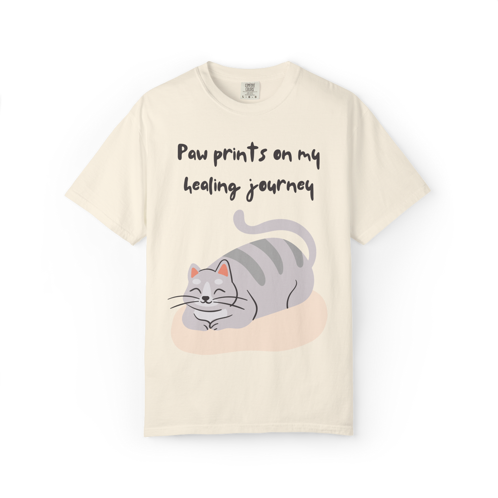 Cat Paw Prints on My Healing Journey T-Shirt