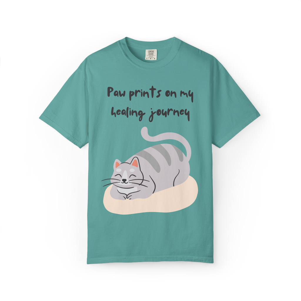 Cat Paw Prints on My Healing Journey T-Shirt