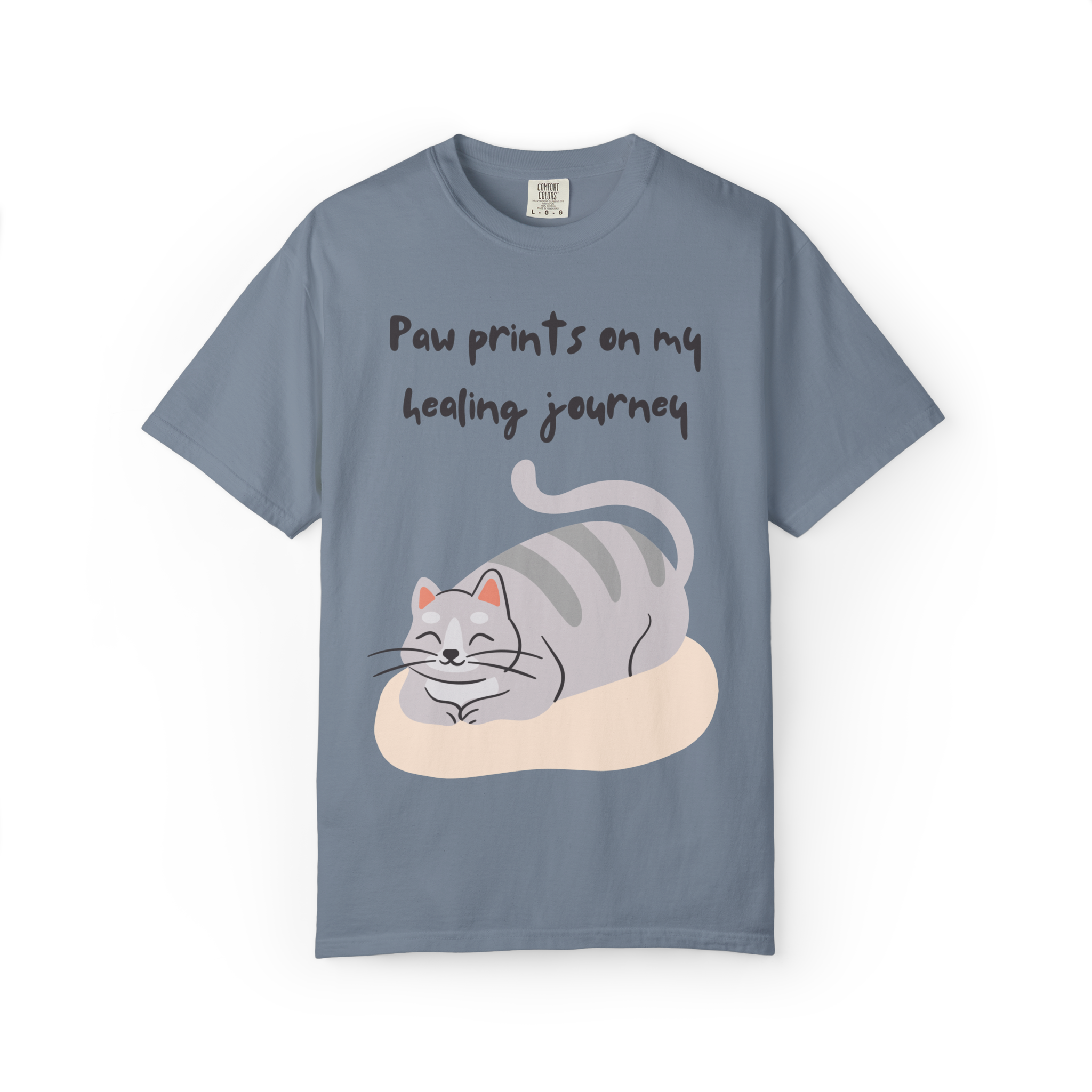Cat Paw Prints on My Healing Journey T-Shirt