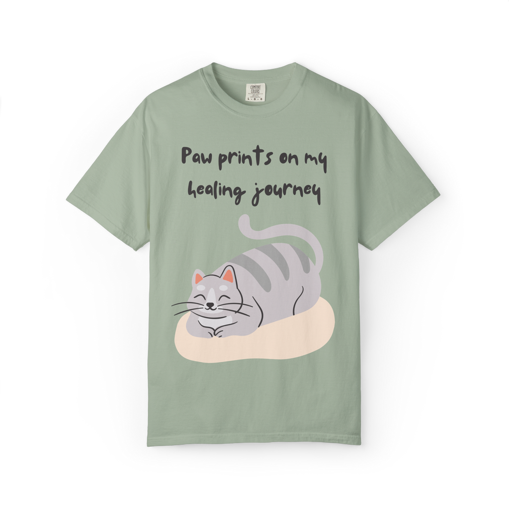 Cat Paw Prints on My Healing Journey T-Shirt