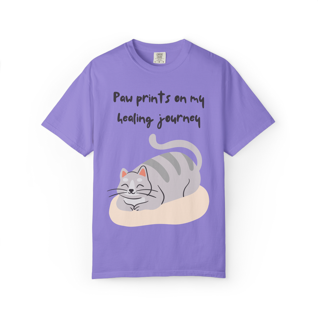 Cat Paw Prints on My Healing Journey T-Shirt