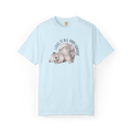 Kitten Graphic T-Shirt — "I Feel It All and Survive" Cute Sad Cat Tee