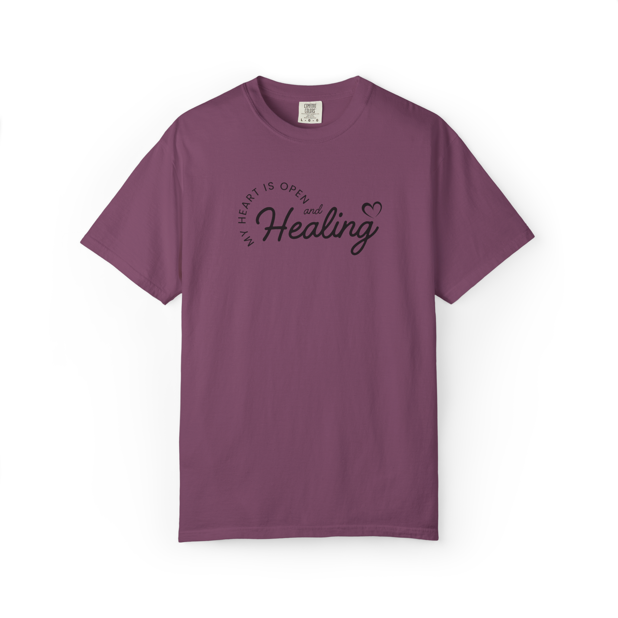 Healing Vibes T-Shirt — If Heart Is Open and Healing Graphic Tee