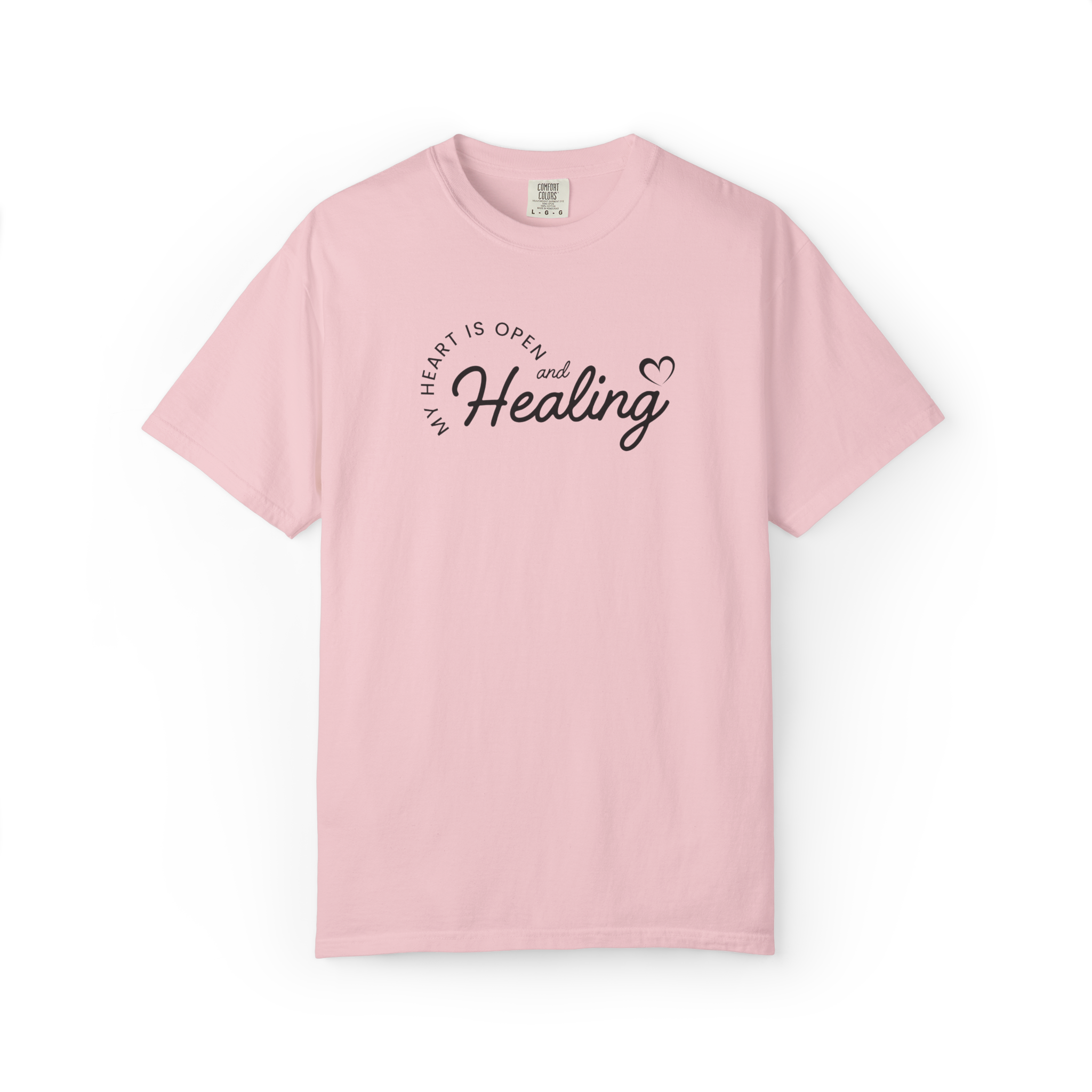 Healing Vibes T-Shirt — If Heart Is Open and Healing Graphic Tee
