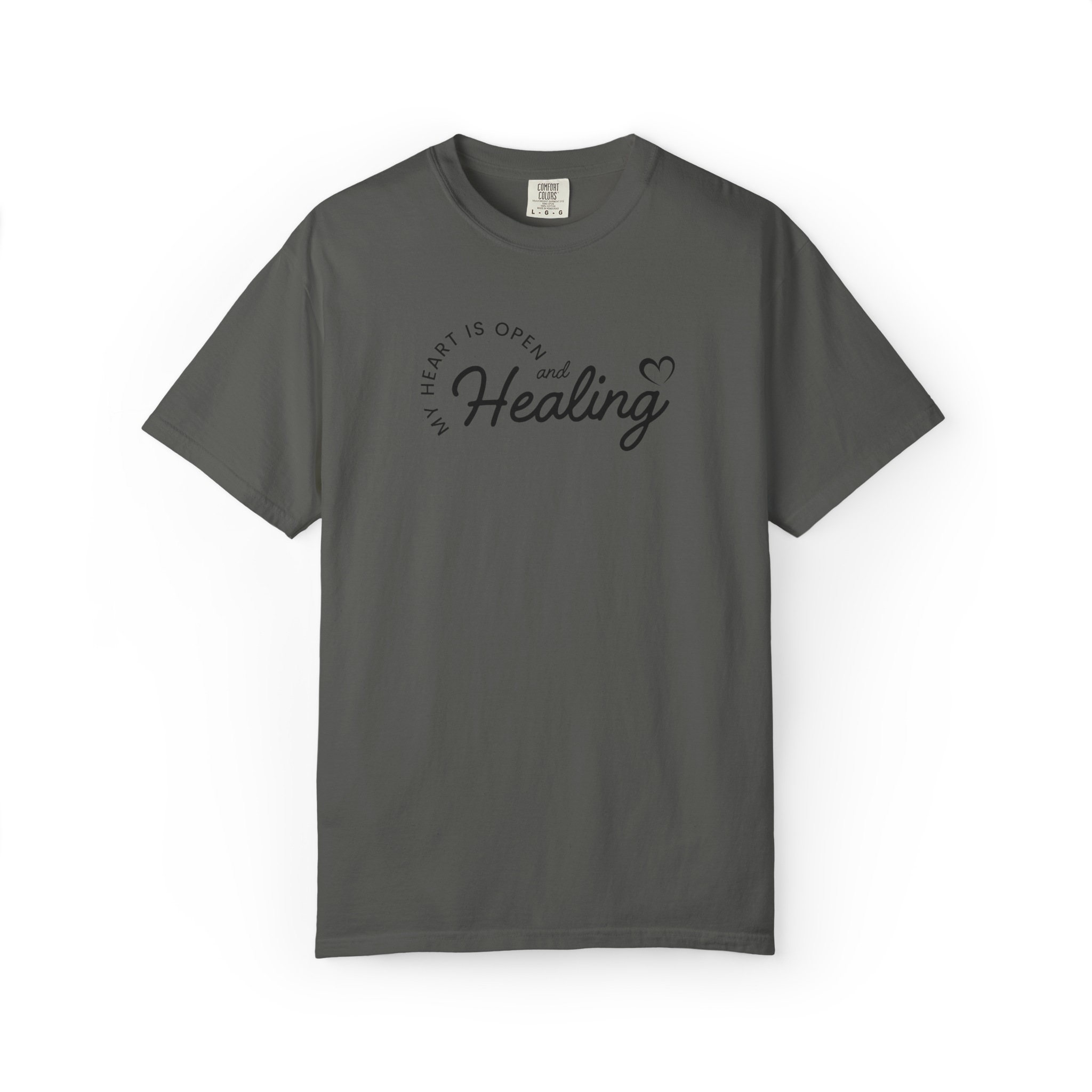 Healing Vibes T-Shirt — If Heart Is Open and Healing Graphic Tee