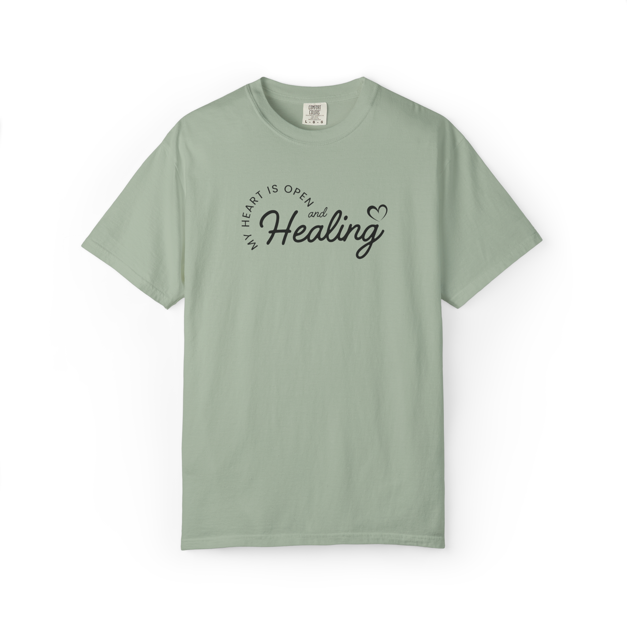 Healing Vibes T-Shirt — If Heart Is Open and Healing Graphic Tee