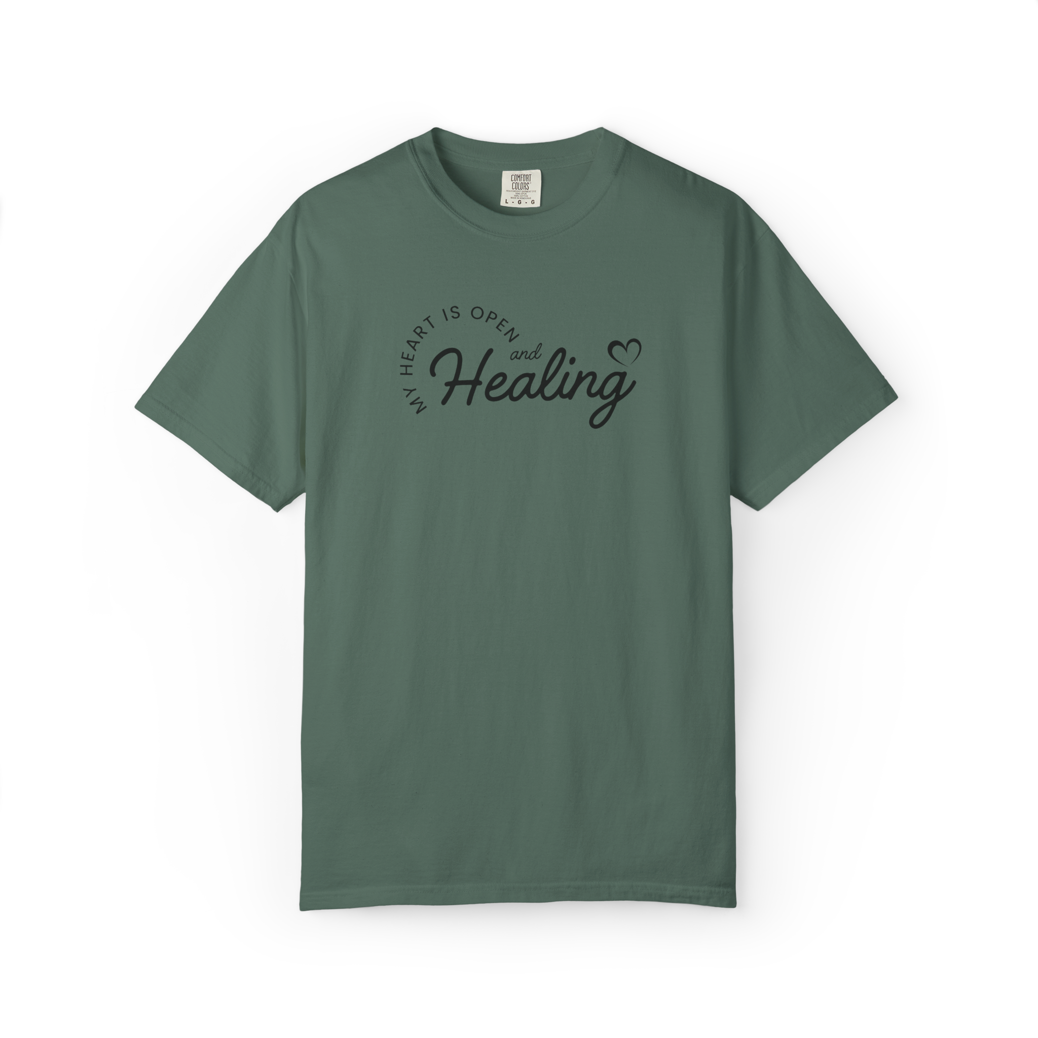 Healing Vibes T-Shirt — If Heart Is Open and Healing Graphic Tee