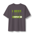 Rest Heal Repeat T‑Shirt — Self‑Care Recovery Graphic Tee