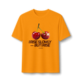 Cherry Graphic Tee — “I Rise Slowly But I Rise” Motivational Performance Shirt