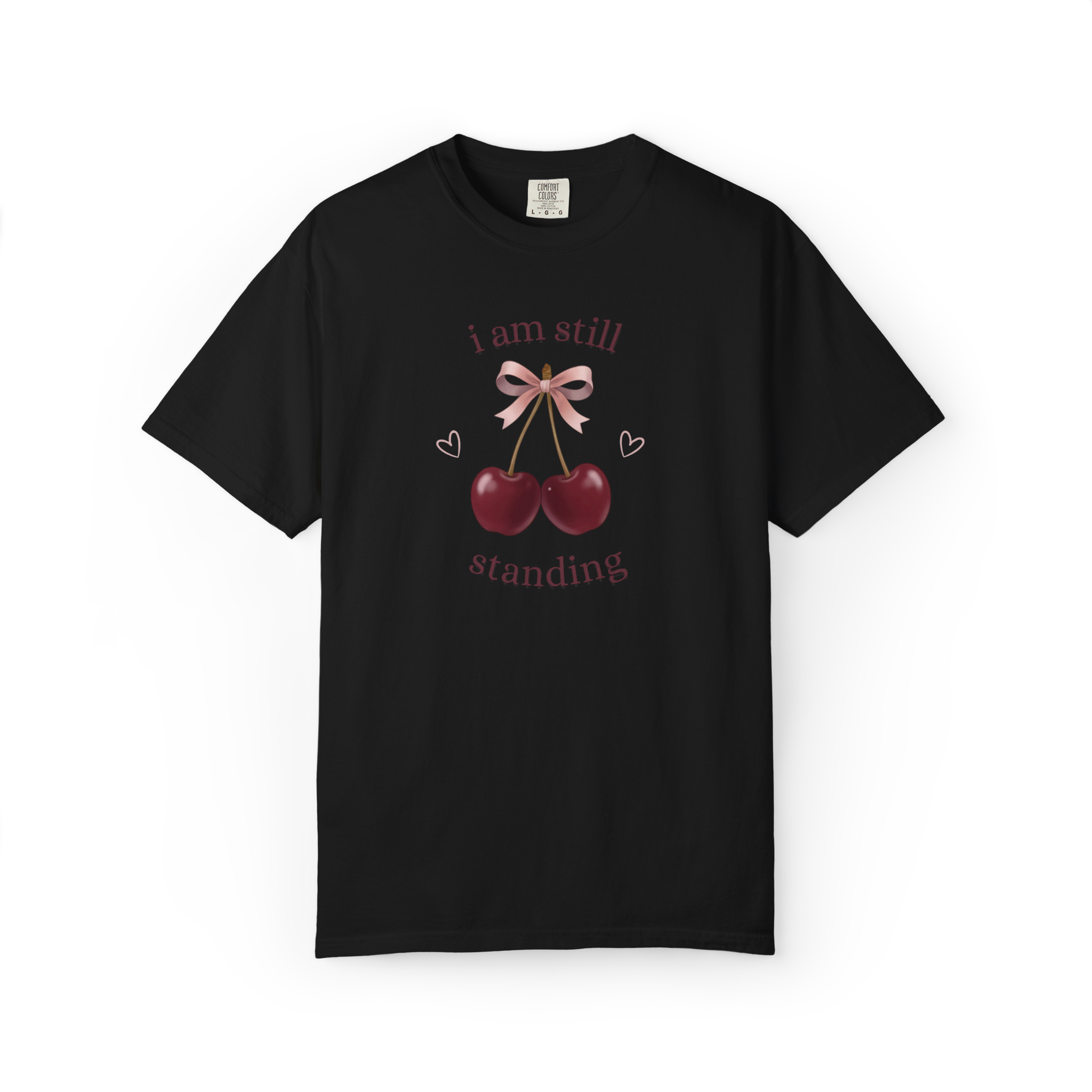 I Am Still Standing Cherry Graphic T-Shirt