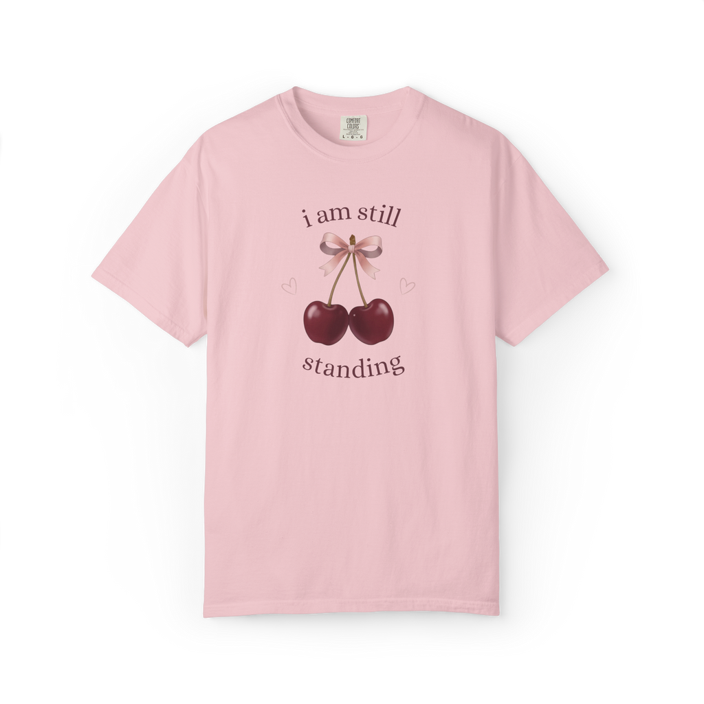 I Am Still Standing Cherry Graphic T-Shirt