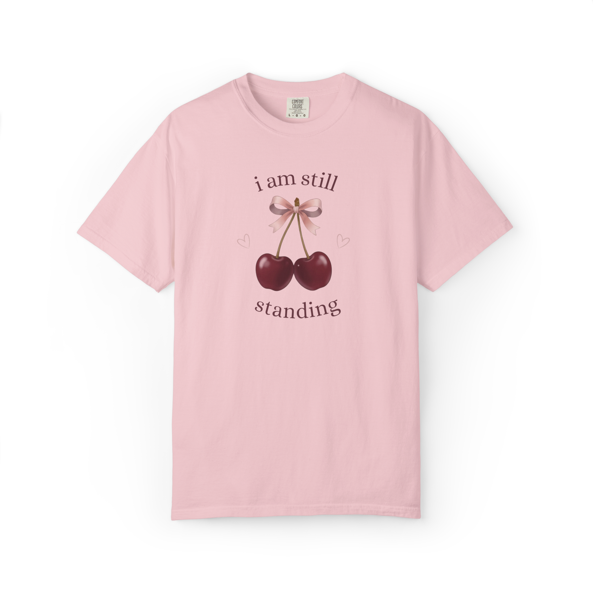 I Am Still Standing Cherry Graphic T-Shirt