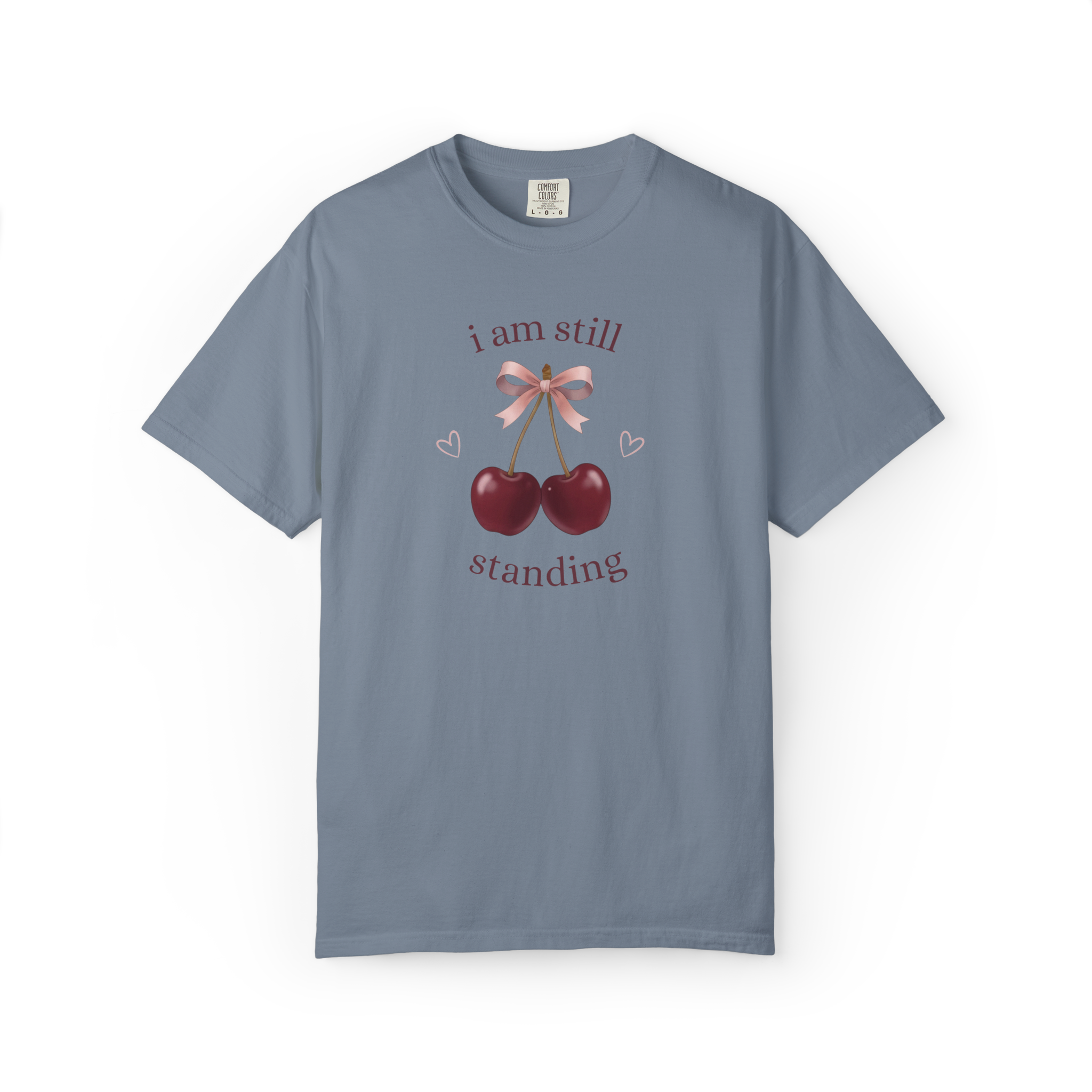 I Am Still Standing Cherry Graphic T-Shirt