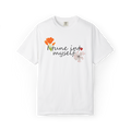 Tune Into Myself Floral T‑Shirt — Self‑Care Inspirational Graphic Tee