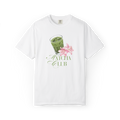 Matcha Club T-Shirt — Floral Iced Matcha Graphic Tee