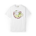 Cat Tea T-Shirt — "Cats: Underrated Healers" Cute Kawaii Cat in Teacup Tee