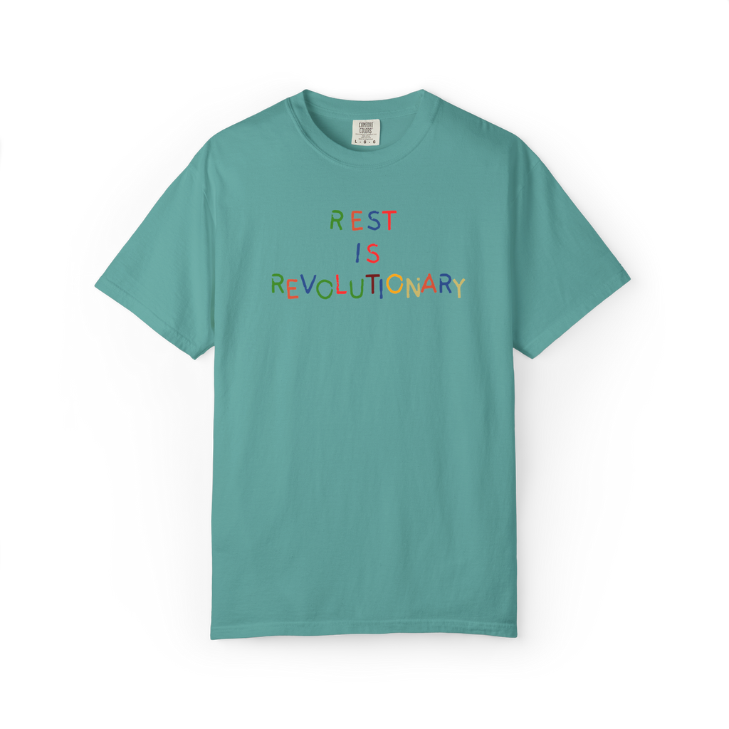 Rest Is Revolutionary T-Shirt — Positive Self-Care Graphic Tee