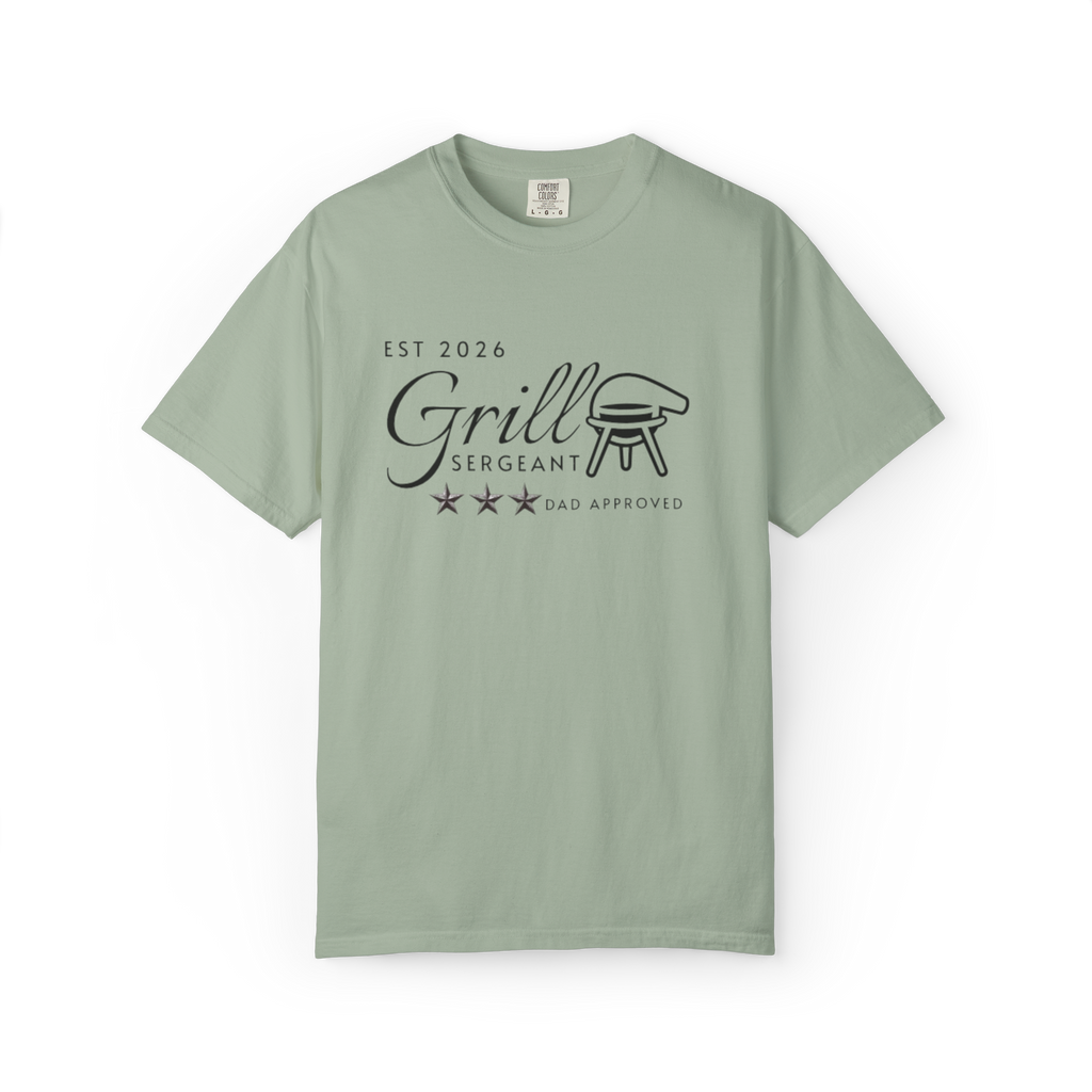 Grill Sergeant T-Shirt "Est 2026" Dad-Approved BBQ Tee