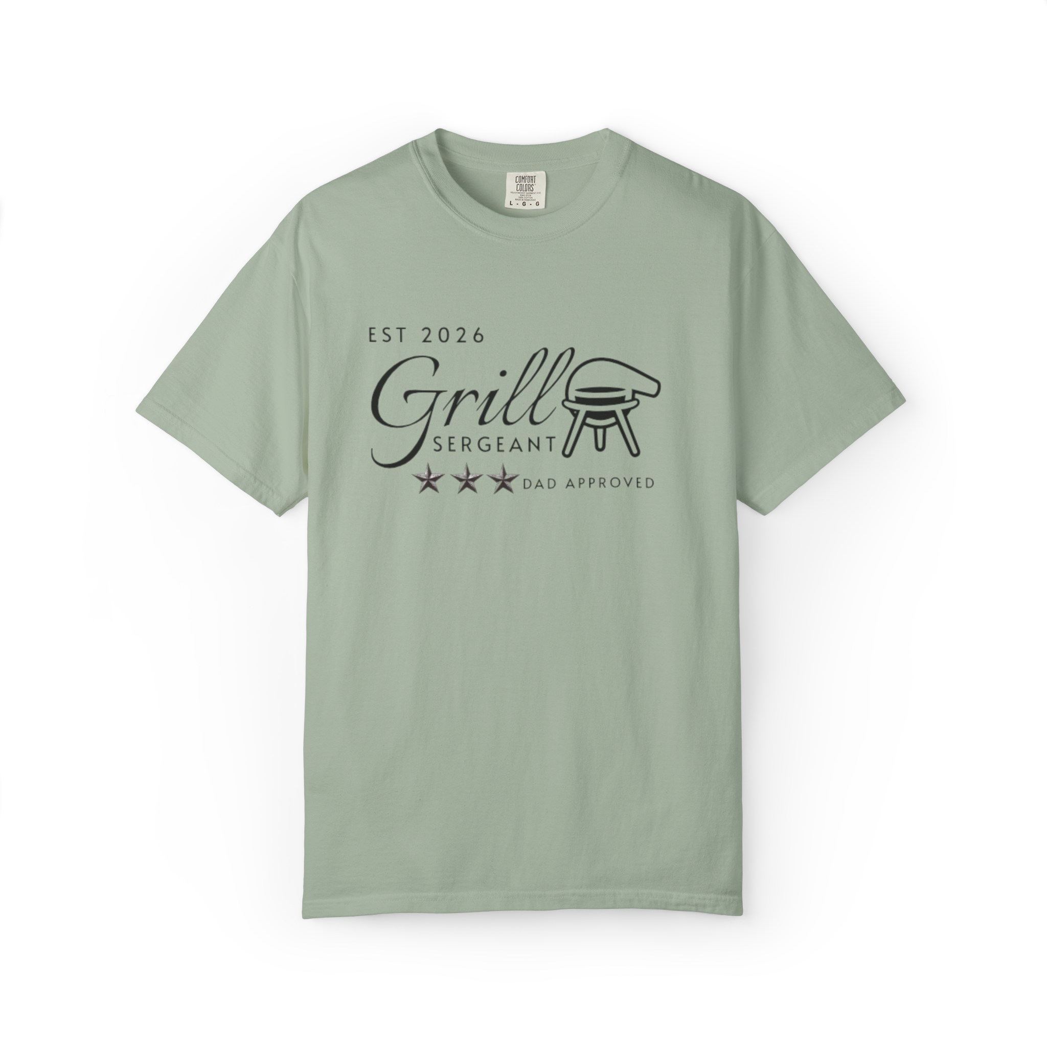 Grill Sergeant T-Shirt "Est 2026" Dad-Approved BBQ Tee