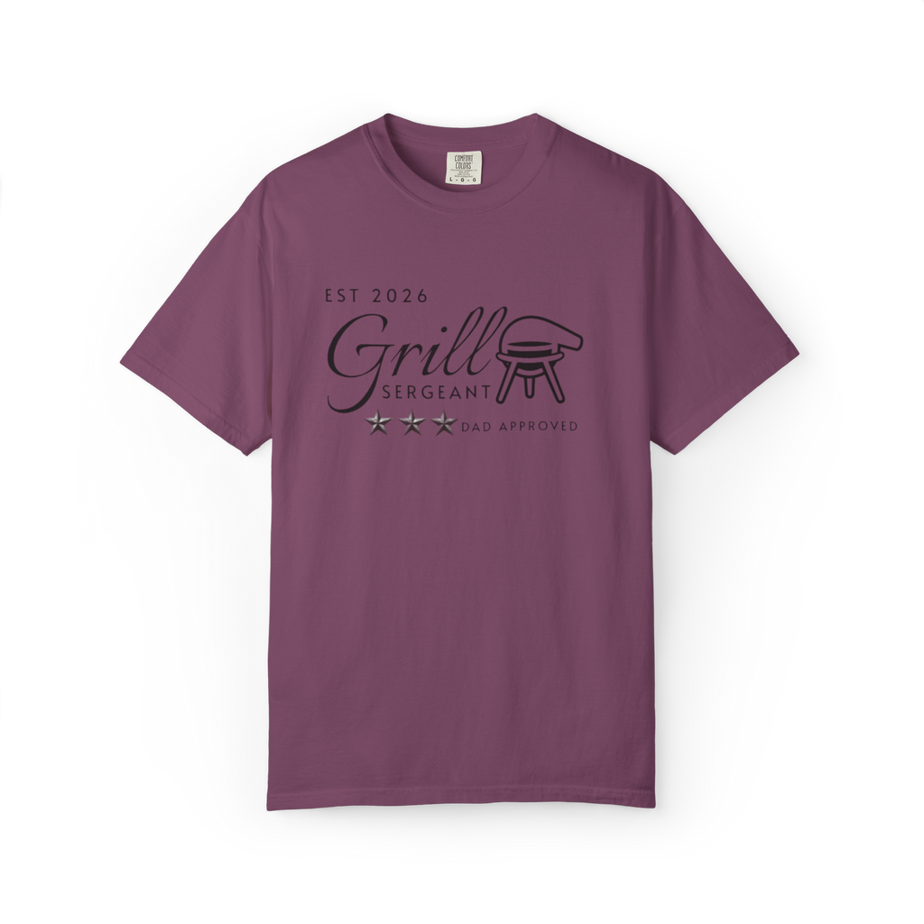 Grill Sergeant T-Shirt "Est 2026" Dad-Approved BBQ Tee