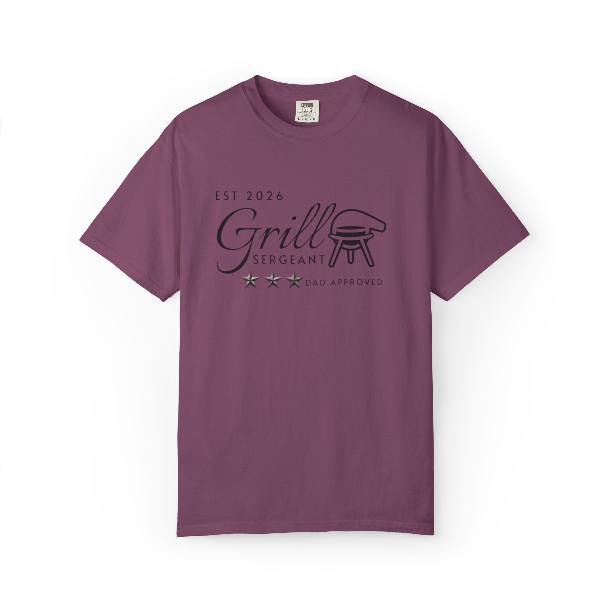 Grill Sergeant T-Shirt "Est 2026" Dad-Approved BBQ Tee