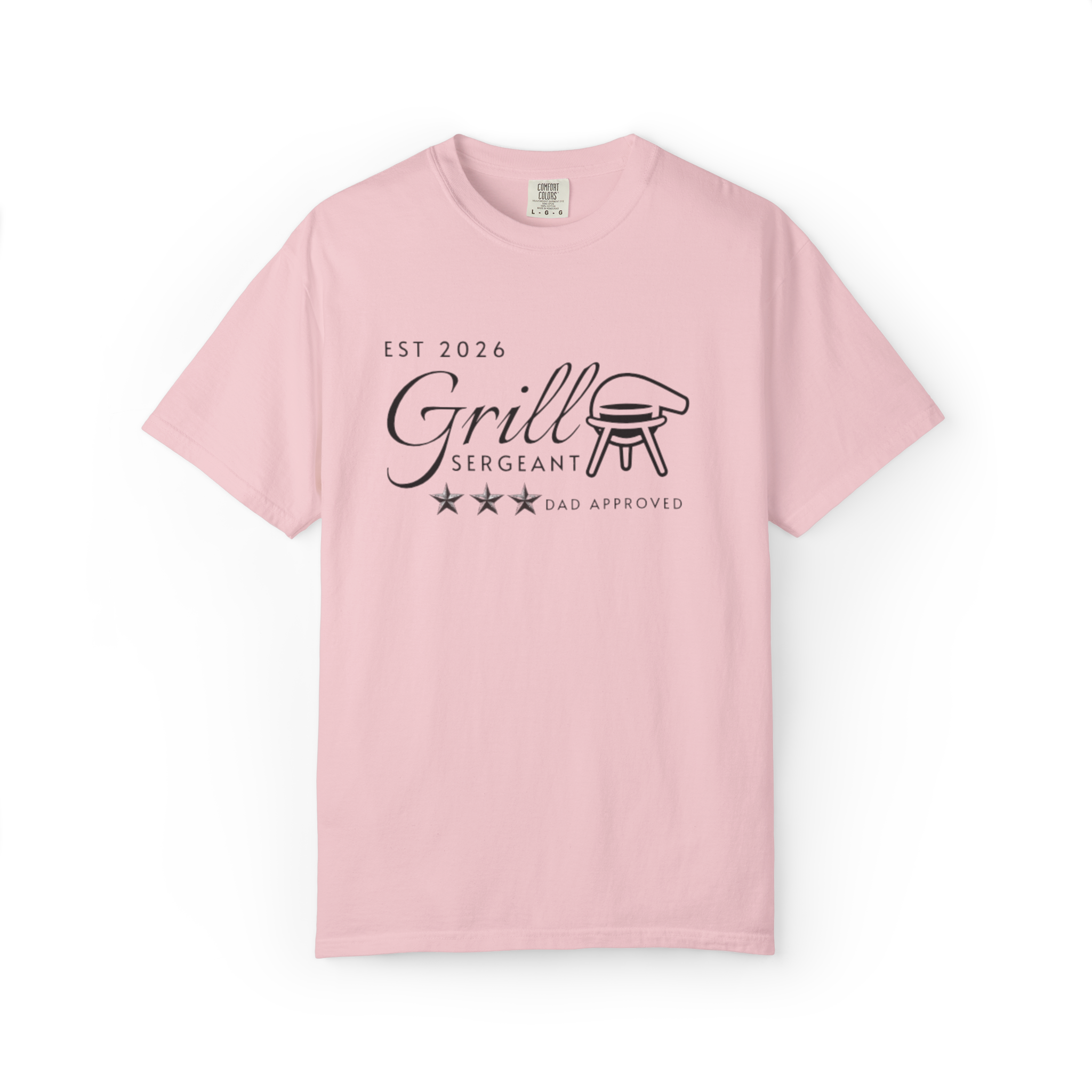 Grill Sergeant T-Shirt "Est 2026" Dad-Approved BBQ Tee