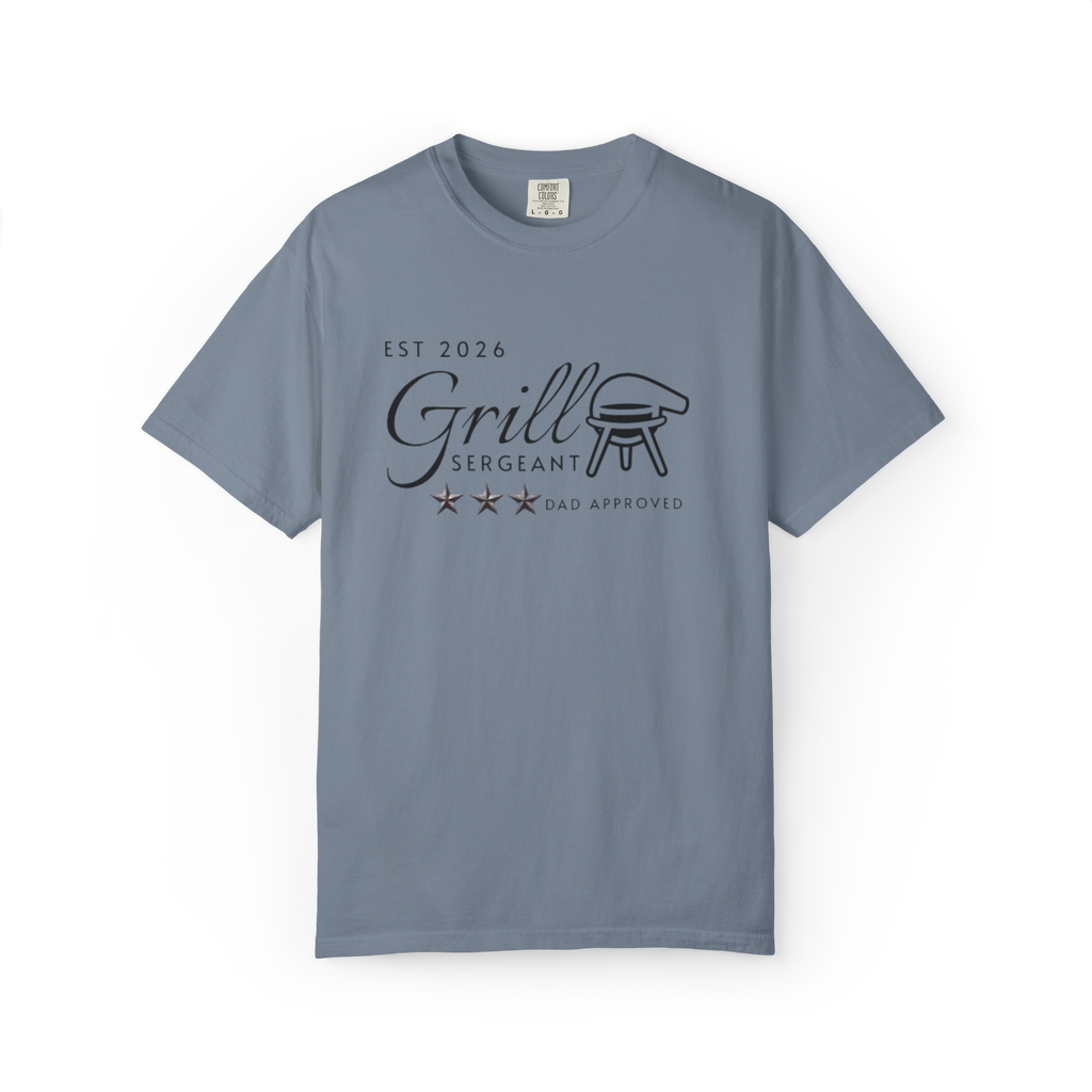 Grill Sergeant T-Shirt "Est 2026" Dad-Approved BBQ Tee