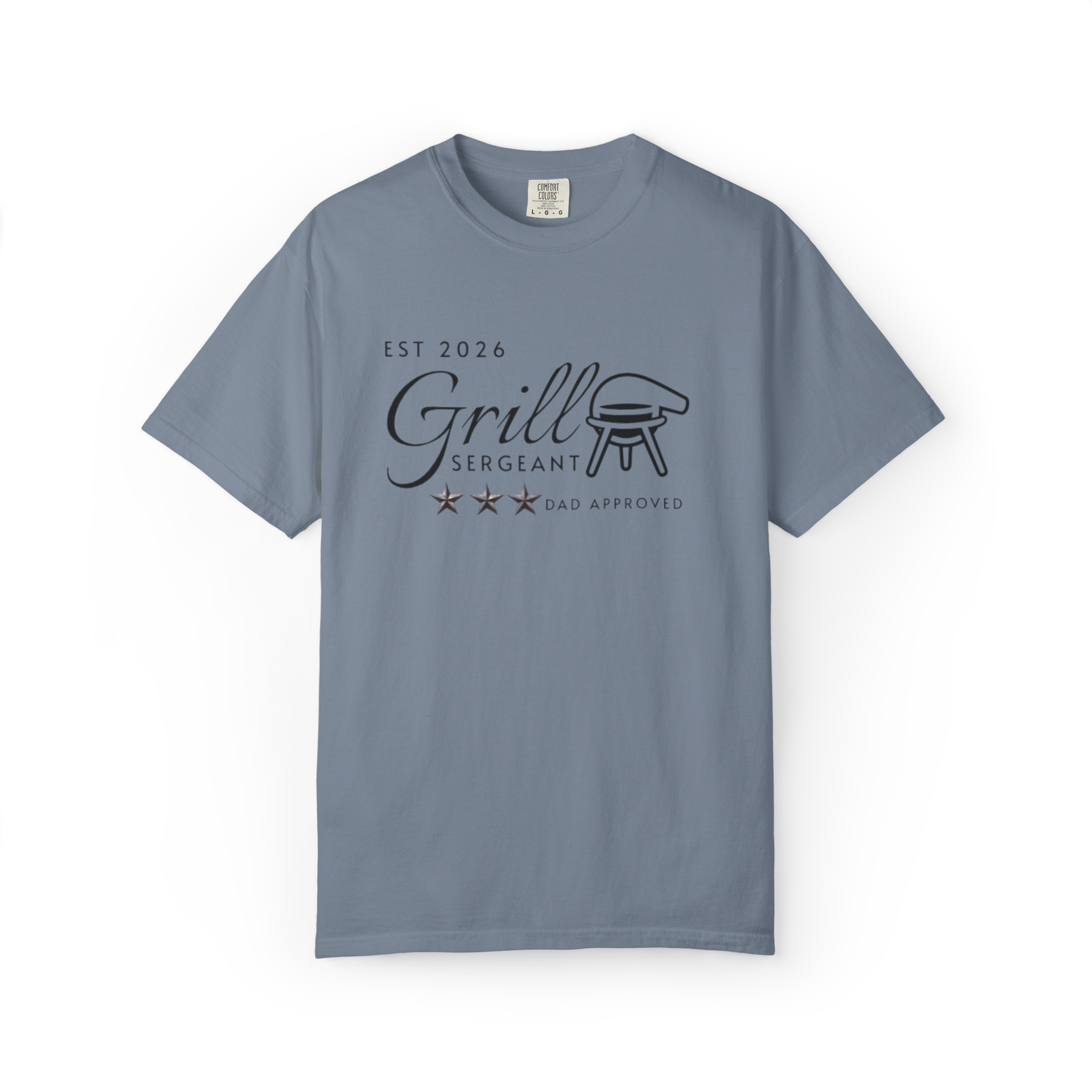 Grill Sergeant T-Shirt "Est 2026" Dad-Approved BBQ Tee