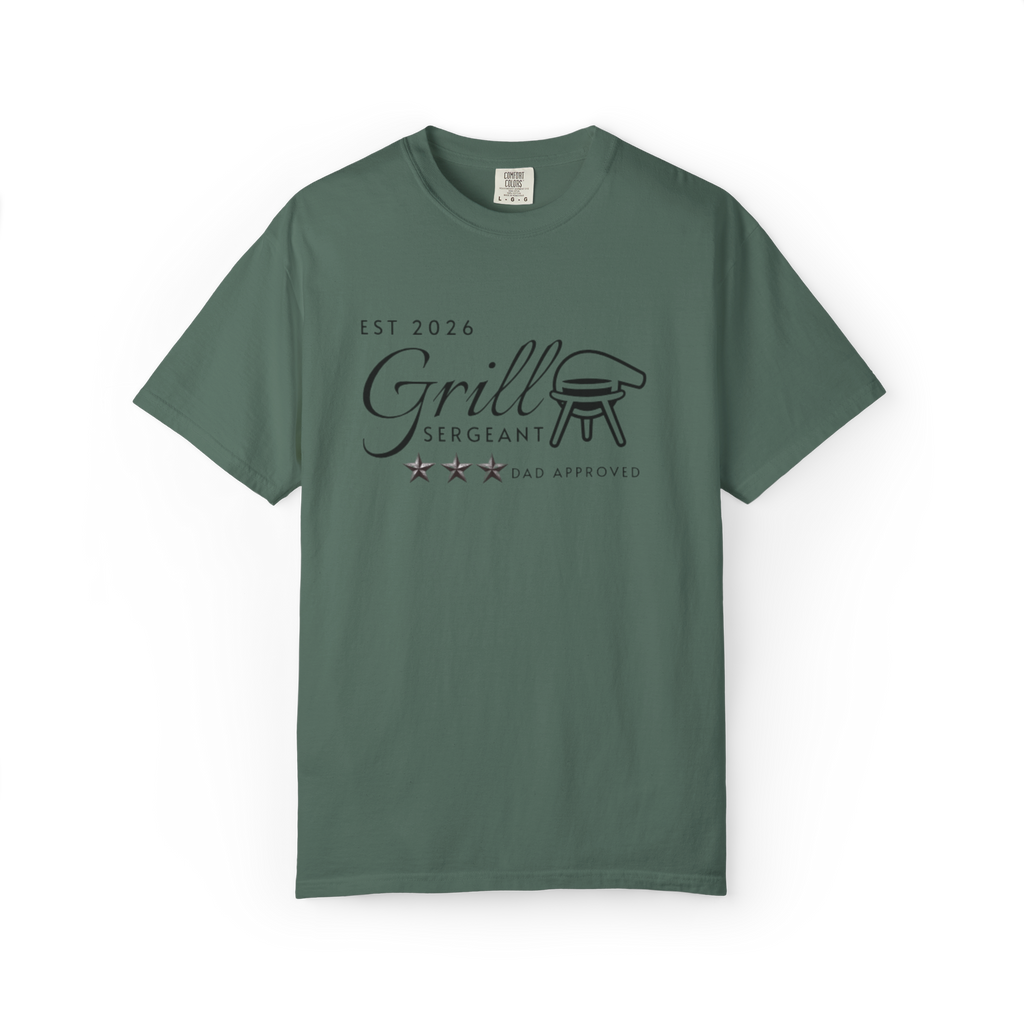Grill Sergeant T-Shirt "Est 2026" Dad-Approved BBQ Tee