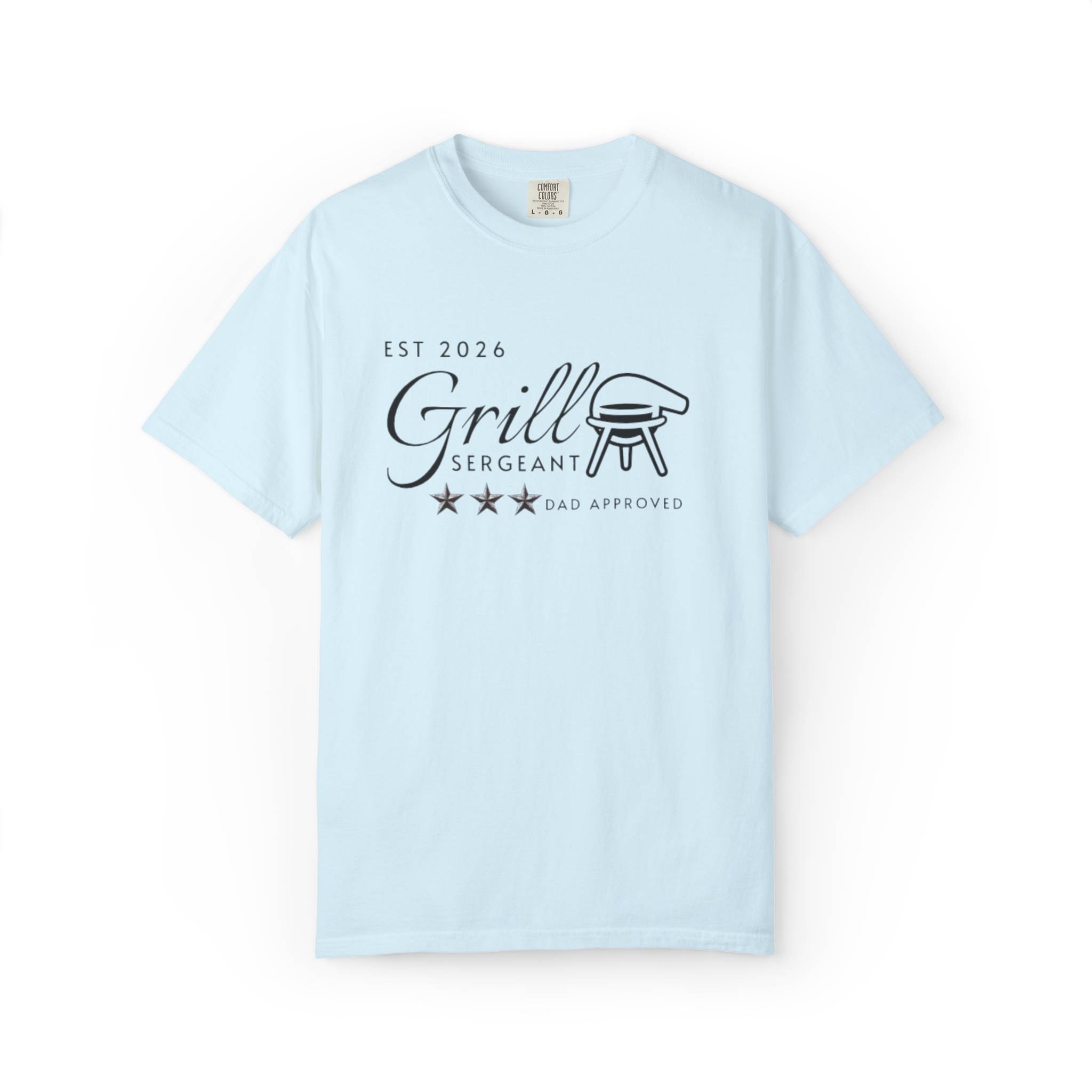 Grill Sergeant T-Shirt "Est 2026" Dad-Approved BBQ Tee