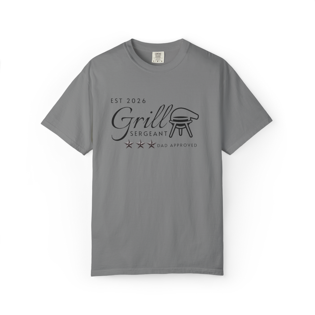 Grill Sergeant T-Shirt "Est 2026" Dad-Approved BBQ Tee