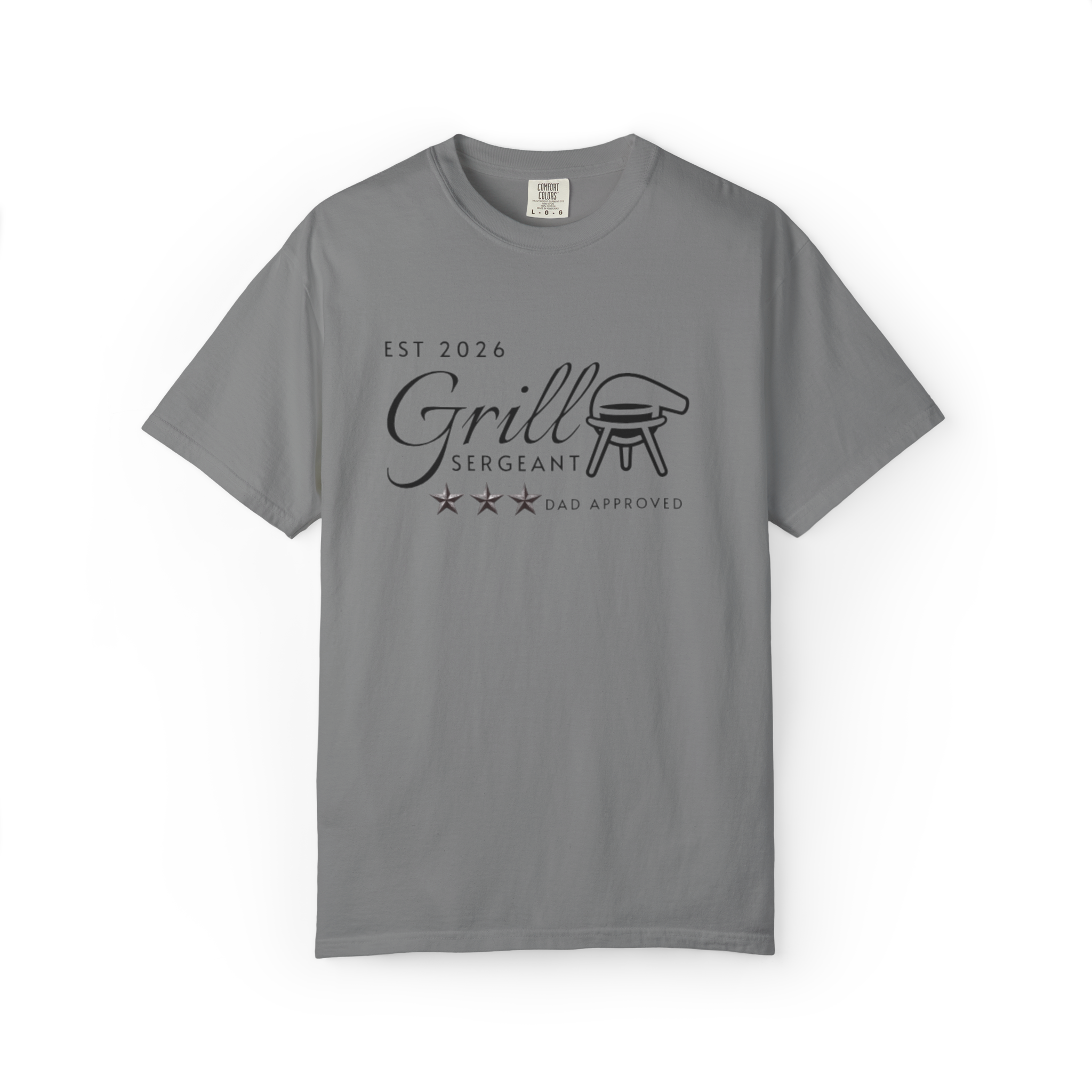 Grill Sergeant T-Shirt "Est 2026" Dad-Approved BBQ Tee