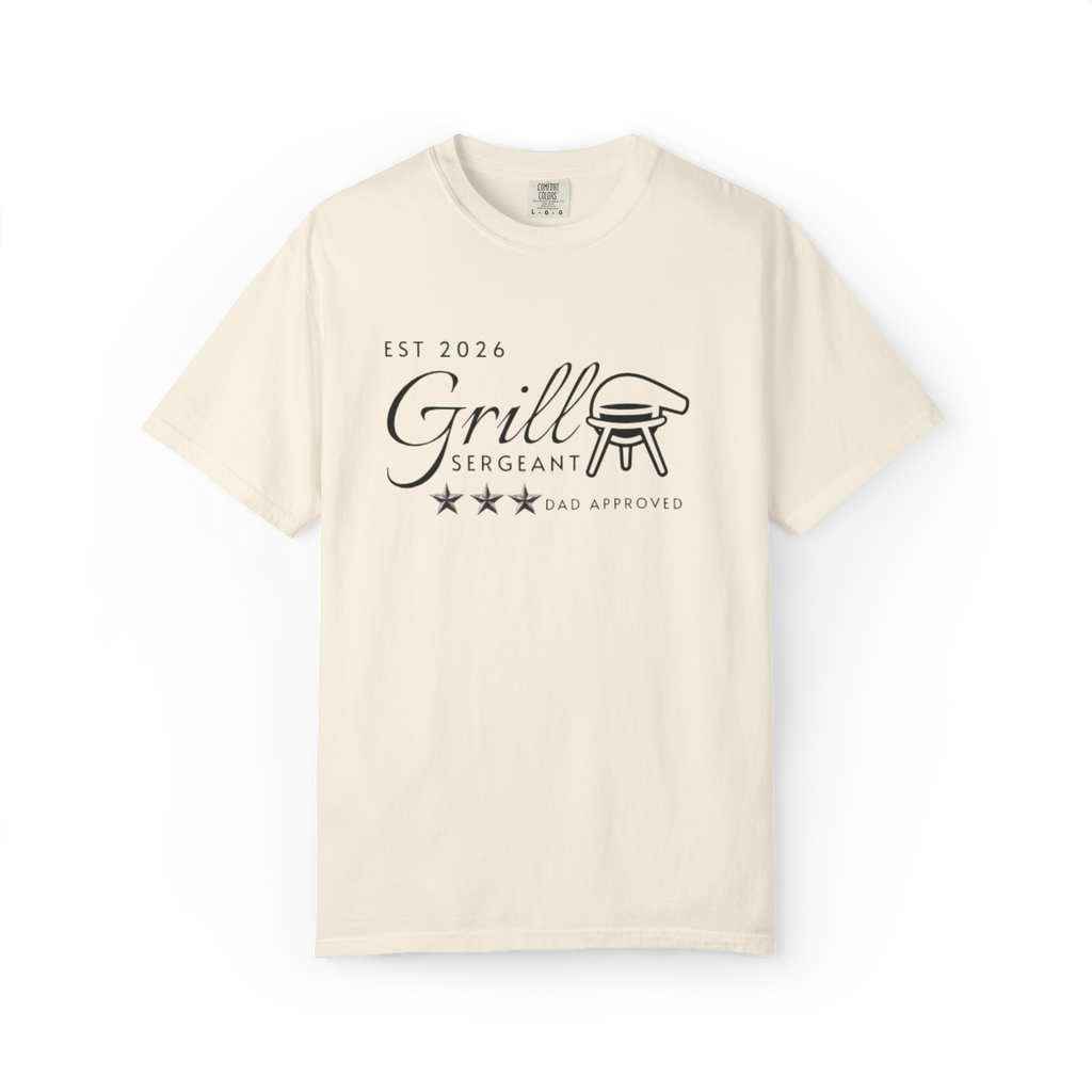 Grill Sergeant T-Shirt "Est 2026" Dad-Approved BBQ Tee