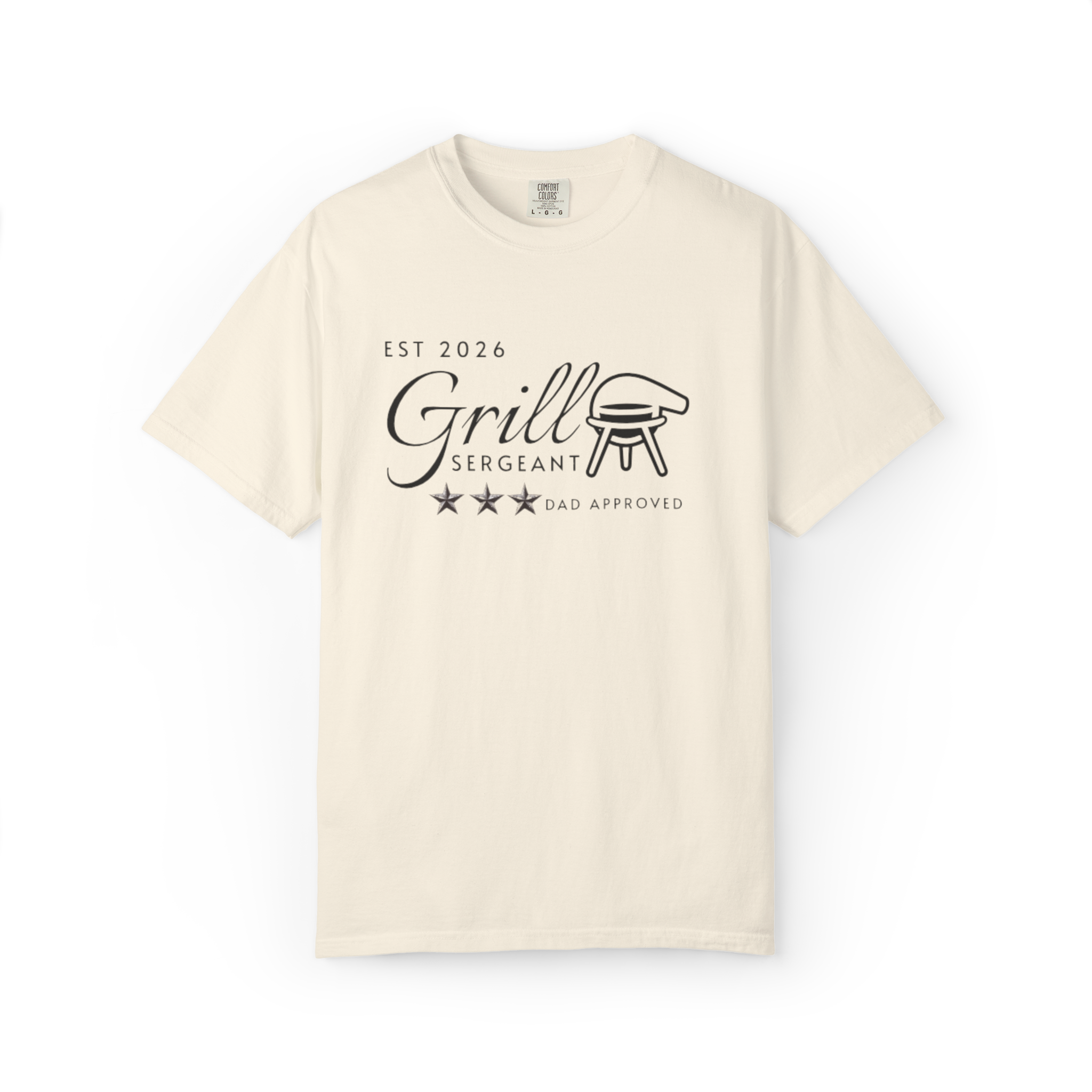 Grill Sergeant T-Shirt "Est 2026" Dad-Approved BBQ Tee