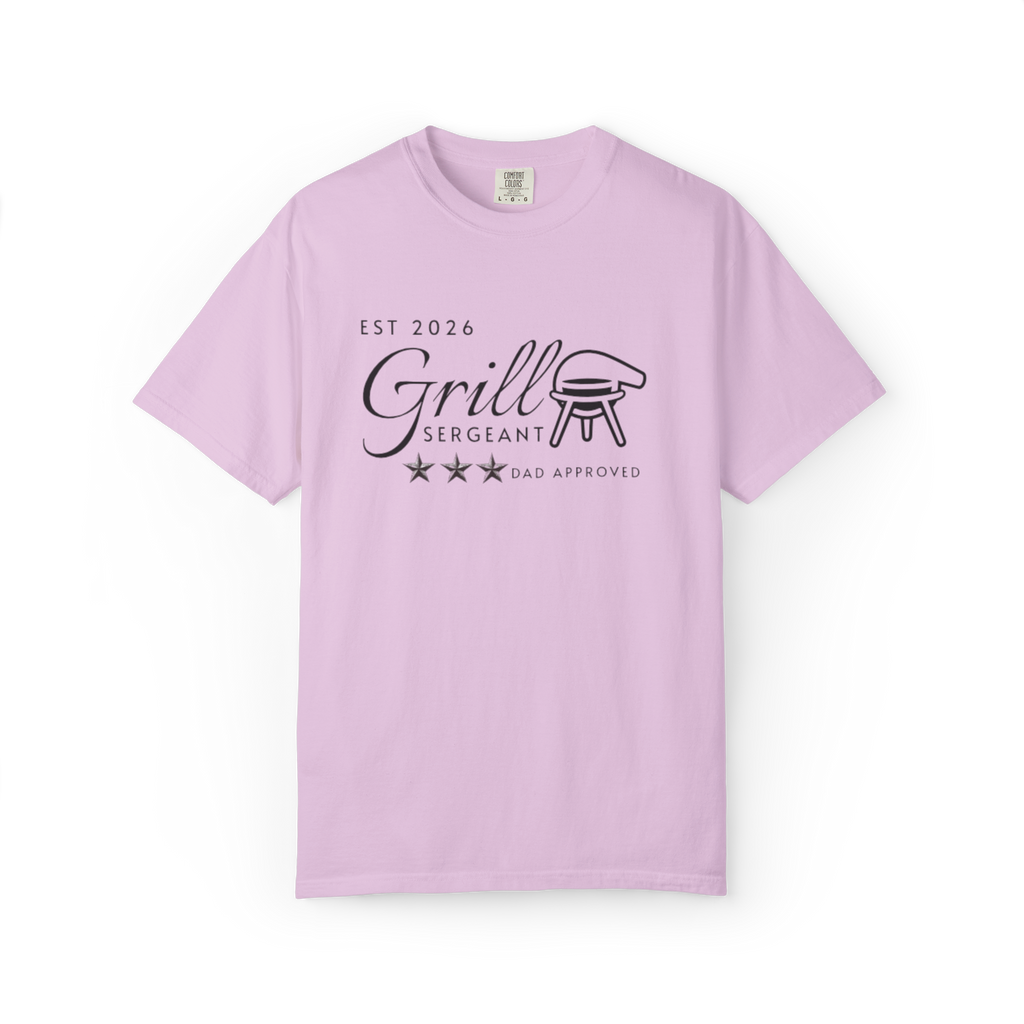 Grill Sergeant T-Shirt "Est 2026" Dad-Approved BBQ Tee
