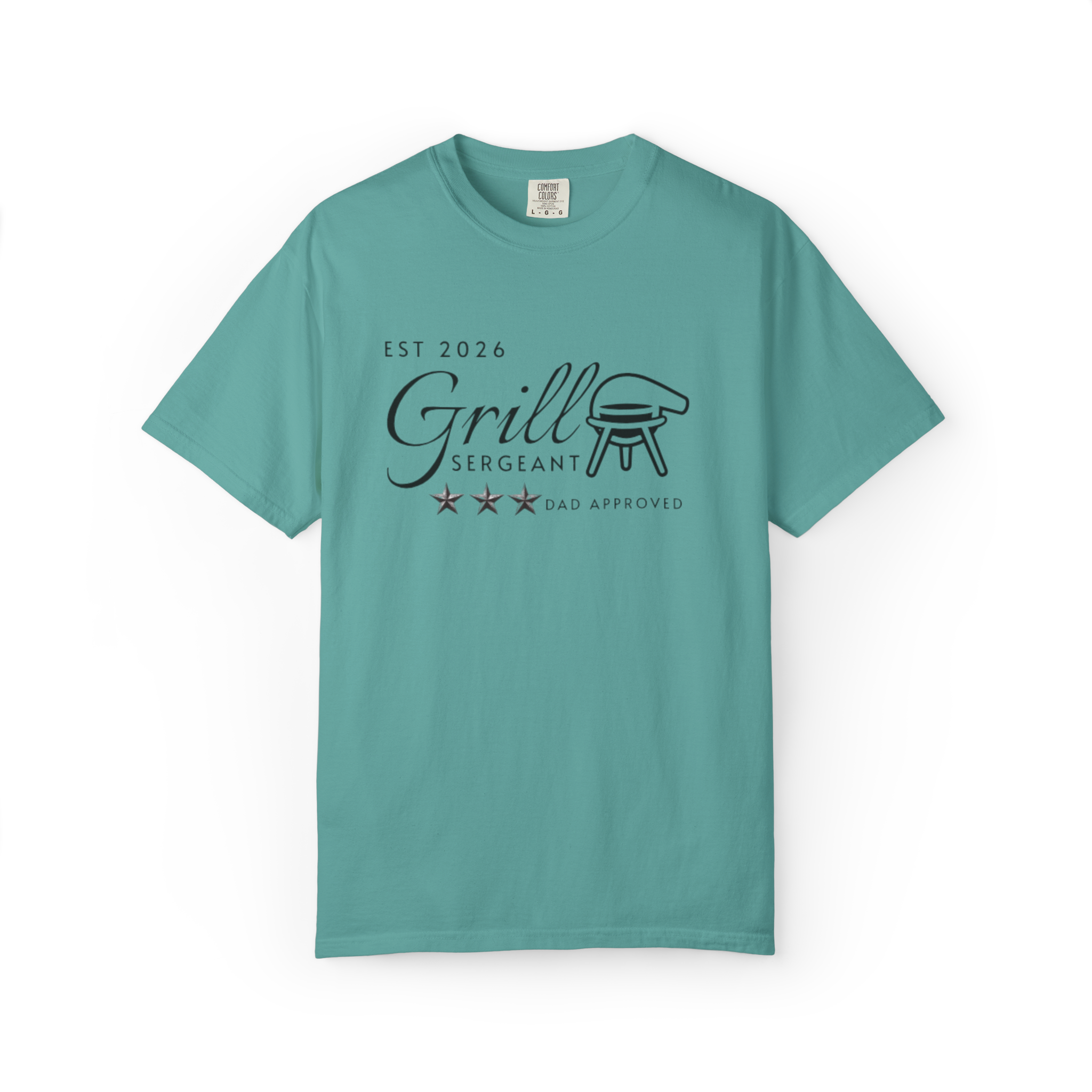 Grill Sergeant T-Shirt "Est 2026" Dad-Approved BBQ Tee
