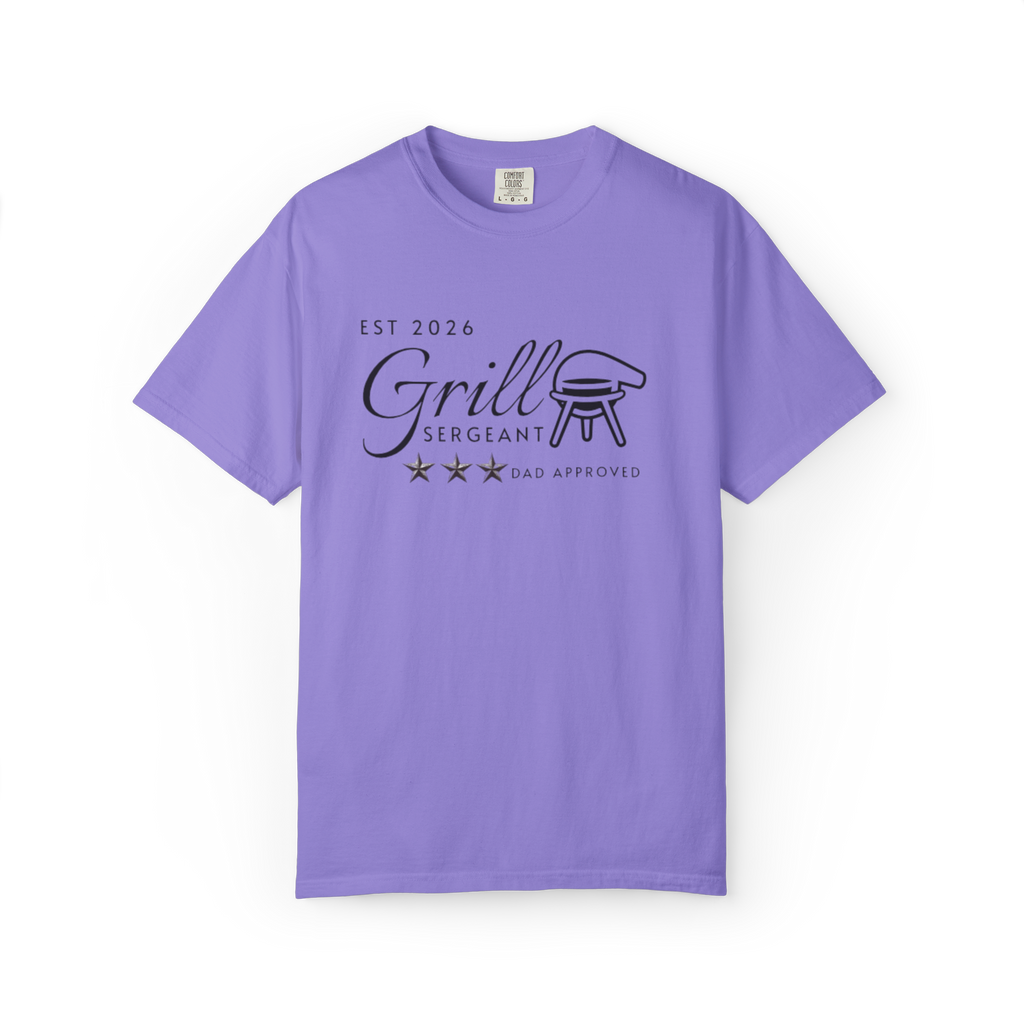 Grill Sergeant T-Shirt "Est 2026" Dad-Approved BBQ Tee