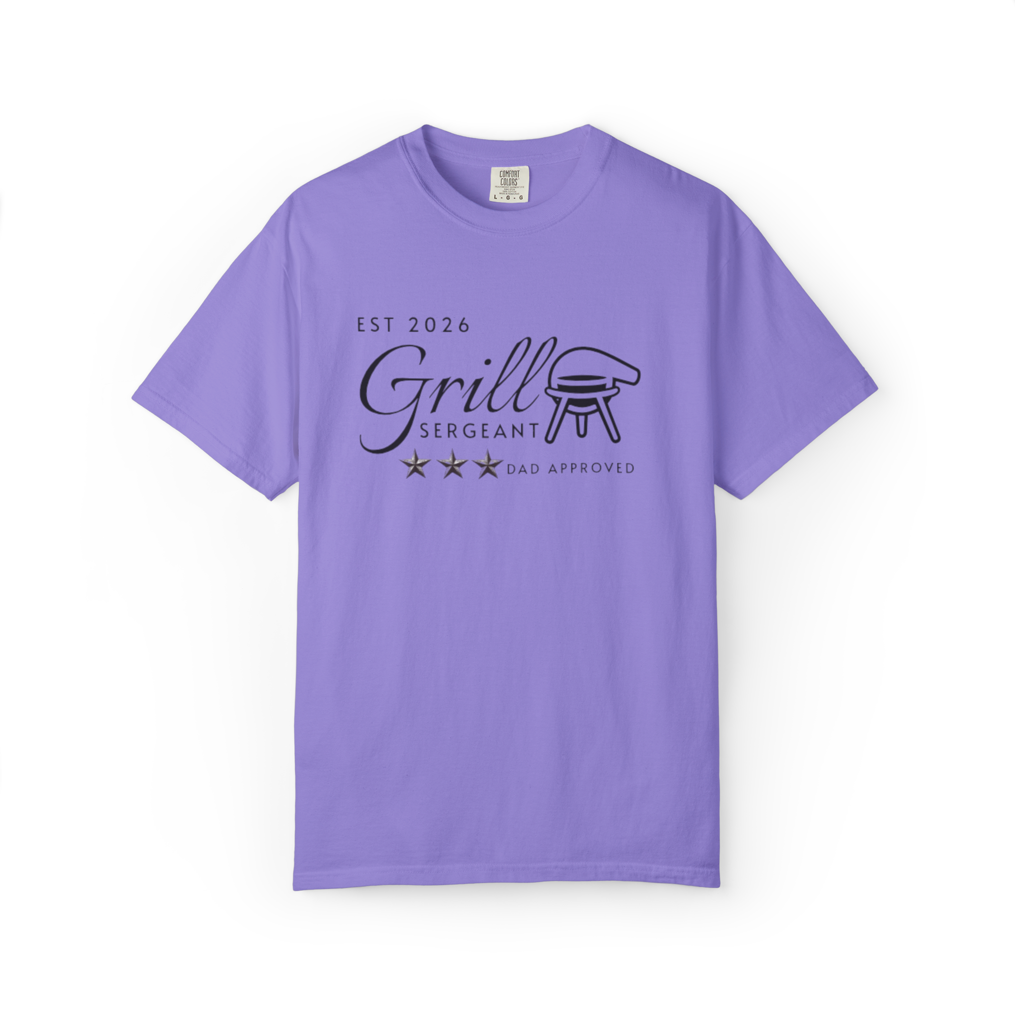 Grill Sergeant T-Shirt "Est 2026" Dad-Approved BBQ Tee