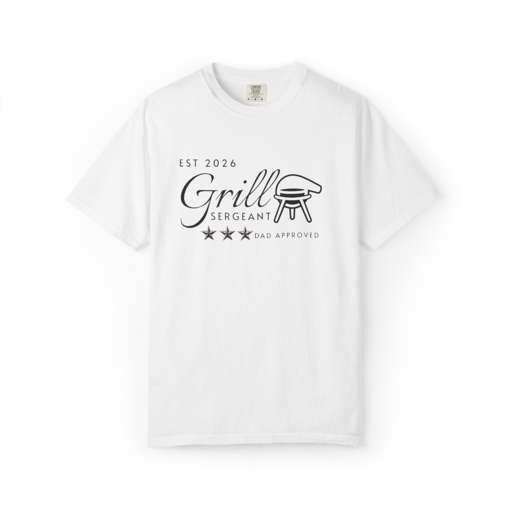 Grill Sergeant T-Shirt "Est 2026" Dad-Approved BBQ Tee