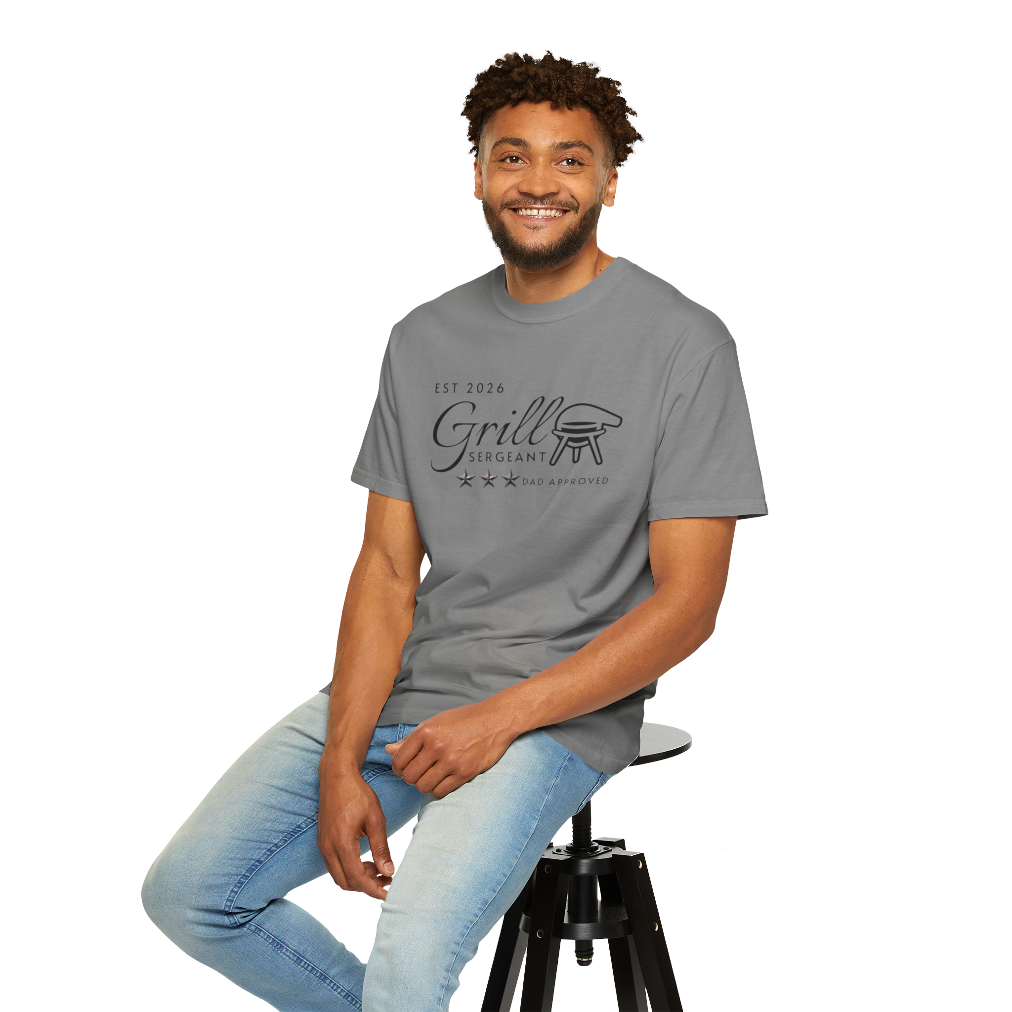 Grill Sergeant T-Shirt "Est 2026" Dad-Approved BBQ Tee