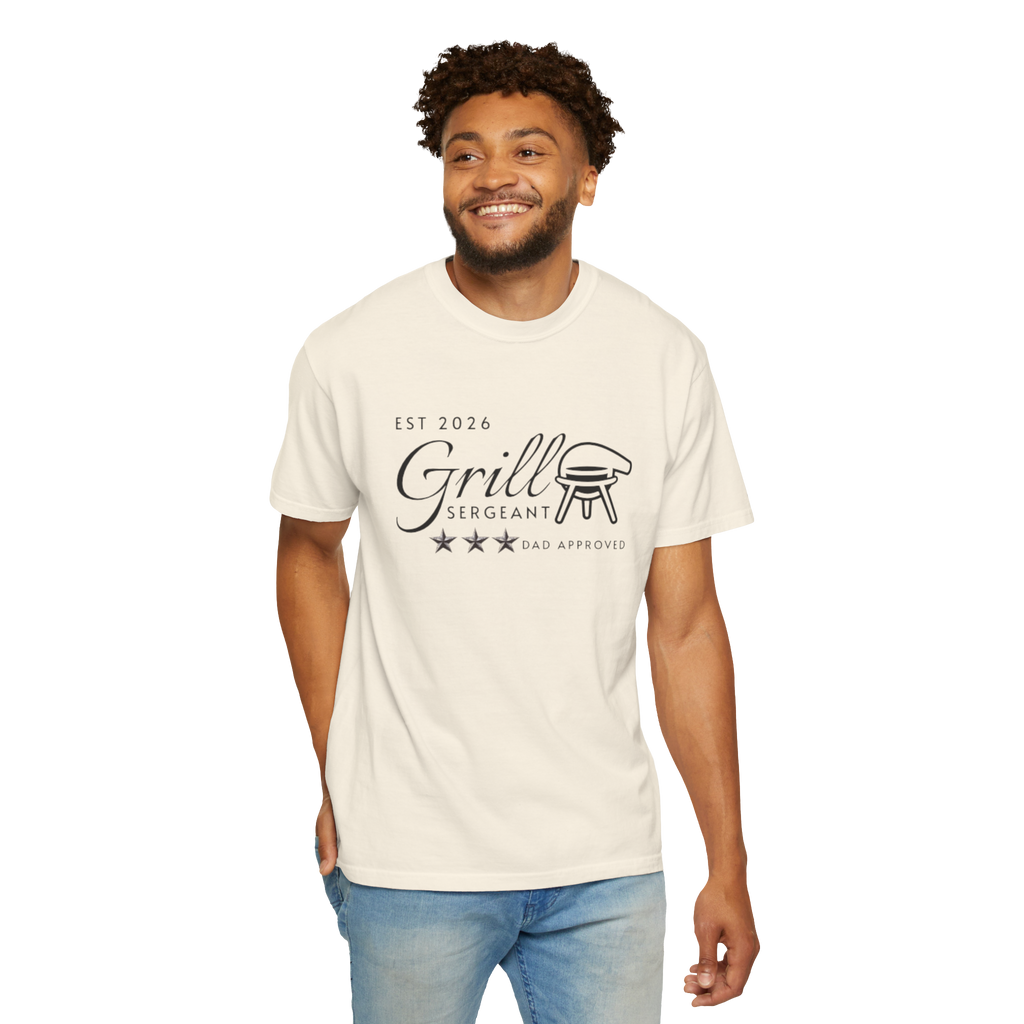 Grill Sergeant T-Shirt "Est 2026" Dad-Approved BBQ Tee