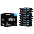 DUDE Wipes XL Flushable Wet Wipes – Fragrance Free | 8 Packs | 400 Total Wipes