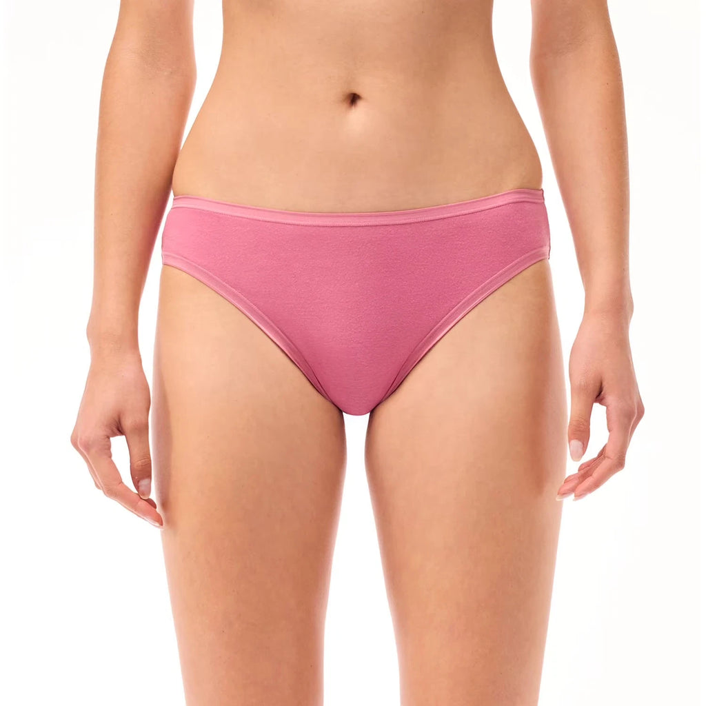 GapBody Women's 5-Pack Organic Cotton Stretch Bikini Pink Pack - Large