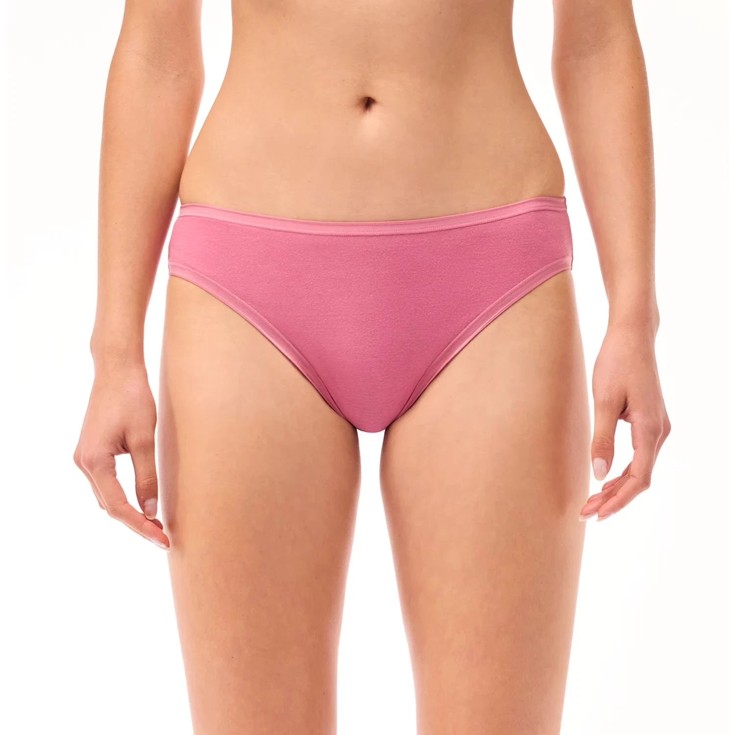 GapBody Women's 5-Pack Organic Cotton Stretch Bikini Pink Pack - Large