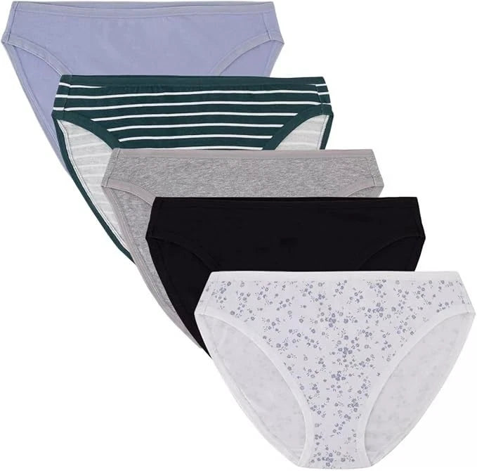 GapBody Organic Cotton Stretch Bikini Panties – 5 Pack